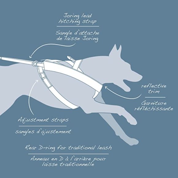Kurgo Long Hauler Joring  Dog Harness for Size Small - Picture 5 of 5
